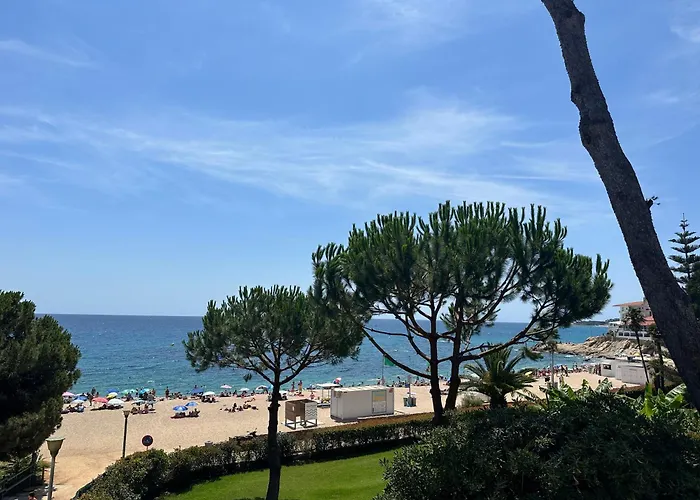アパート Beachfront Studio, Sea Views, Rooftop Terrace, Playa De Aro