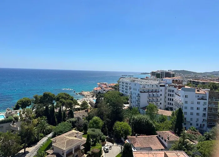Beachfront Studio, Sea Views, Rooftop Terrace, Playa De Aro アパート *